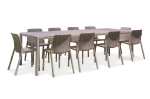 11-osaline &otilde;uem&ouml;&ouml;blikomplekt Tiberina Bistrot/Tevere, laud 211-275 cm, Tortora