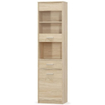 Vitriinkapp Tips 1D1W1S, 50.2x34.3x195 cm, pruun