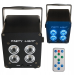 Light4me Accu Par Led Rgb - juhtmevaba diskovalgusefekt puldiga