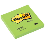 Post-it kleepsud, 76x76 mm, 400 tk, roheline
