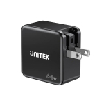 Gan v&otilde;rgulaadija Usb-a, 2x Usb-c Pd 65w Qc3.0 Unitek P1117b, Juodas