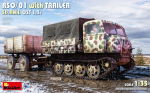 Liimitav mudel MiniArt 53005 RSO/01 with Trailer Sd. Anh. Ost 1.5 t 1/35