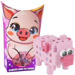 Marioinex Pocket Pets vahvliklotsid &ndash; roosa p&otilde;rsas (25 tk.)