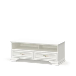 TV-alus Mebelbos Irys 2s, 121x51x47 cm, valge