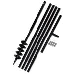 Terasest 100 mm maapuur k&auml;epidemega koos 5 m pikendustoruga