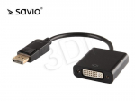 Videoadapter Savio CL-91 DisplayPort-DVI / 24-pin (F) / 10,8 Gbps / 1080p