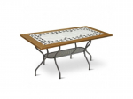 Laud Patio Como 160x80 cm, pruun/hall