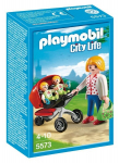 PLAYMOBIL 5573 Ema with twins and pram, City Life, From 4 years