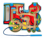 Magnetlab&uuml;rint HAPE E1701AE lokomotiiv - Puitm&auml;nguasi peenmotoorika ja silm/k&auml;si koordineerimise arendamiseks