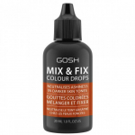 Toniseeriv jumestuskreem neutraliseerib tumedad plekid Gosh Mix & Fix Colour Drops, 005 Masala, 30 ml