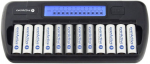 EverActive 1-12 AA/AAA akupatareide laadija LCD-ekraaniga
