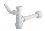 Valamu sifoon ilma peata n&otilde;udepesumasina haruga McAlpine MCH2CWM32, 32 mm