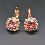 K&otilde;rvar&otilde;ngad "Glory II (Rose Peach)" Swarovski kristallidega