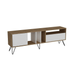 TV laud Kalune Design Mistico 180 cm, pruun/valge
