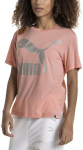 Pluus Puma Classics Logo Tee Pink, S