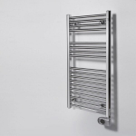 Elektriline vannitoa radiaator Zehnder Aura PBECZ-090-50/MQ, 90x50 cm, kroomi v&auml;rvi
