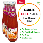 K&uuml;&uuml;slaugu t&scaron;illikaste, Garlic Chilli sauce, Thai Dancer, 3x300ml