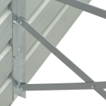 vidaXL aia taimelava tsingitud teras 400 x 80 x 45 cm roheline