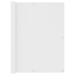 vidaXL r&otilde;dusirm, valge, 120 x 300 cm, oxford-kangas, Balta