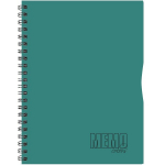 Memo Colour A4 joon, 80 lehte &ndash; roheline, Memo Colour A4 ruled, 80 pages &ndash; green