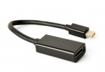 Adapter - GEMBIRD - A-MDPM-HDMIF4K-01 - Mini-DP kuni HDMI - 4K - Musta