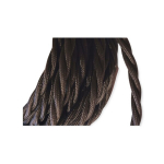 Tekstiilkaabel, keerdunud, 3 x 1,5 mm, must, 10 m, Tekstilinis kabelis, suktas, 3x1.5 mm, juodas, 10m