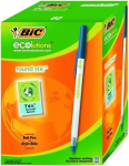 Pastapliiatsid BIC ECO ROUND STIC 1.0 mm, must, pakendis 60 tk (256651)