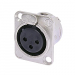 Korpuse pesa Neutrik XLR/f NC3FD-L-1
