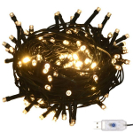 vidaXL LED-valgusriba, 300 LEDi, soe valge, 30 m, PVC