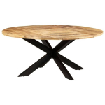 vidaXL &uuml;mar s&ouml;&ouml;gilaud, 175x75 cm, t&ouml;&ouml;tlemata mangopuit
