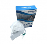 Respiraator FFP2 ilma ventiilita, 10 tk