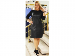 Naiste kleit Femdi, nahk, 3399BB, must