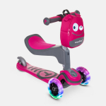 Kolmerattaline t&otilde;ukeratas istega SmarTrike T1, roosa