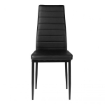 4 tooli komplekt ModernHome Goodhome, must