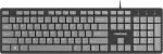 Klaviatuur - Natec - Discus 2 US Slim - Must v&auml;rv - M&otilde;&otilde;tmed 3x15x44 cm - Inglise