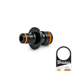 Kahe &uuml;hendusega vooliku&uuml;hendus Bradas Black Line POWER JET