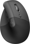 Juhtmevaba hiir Logitech Lift Vertical Ergonomic Mouse, must - 910-006473