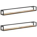vidaXL seinariiulid 2 tk 160 cm toekas mangopuit