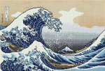 Teemantmosaiik The great wave 57x39 cm