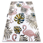Vaip PETIT GARDEN Flamingod, monstera lehed kreem