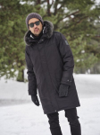 Huppa Meeste talveparka DAWSON, black