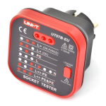 Pistikupesa tester 230V RCD, UNIT UT07BEU
