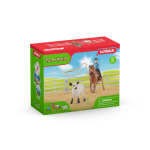 Hobusega ratsutaja koos vasikaga Farm World Schleich