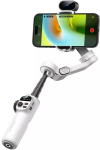 Gimbal stabilisaator - AOCHUAN X2 3-teljeline nutitelefoni gimbal AI-anduriga, n&auml;otuvastusega, valge