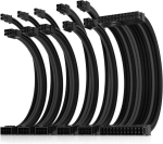 Toiteallikas Asiahorse 16awg pikendusjuhtme komplekt arvutile, must+hall
