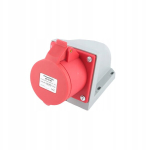 Pistikupesa 400v 16a 5p hermeetiline Ip44 Plastrol