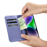 iCarer piniginės kate iPhone 14 Plus 2in1 kaitse Anti LP)