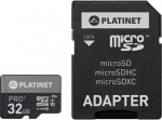 Telefoni m&auml;lukaart Platinet PMMSD32UIII / 44003 MicroSDHC 32GB