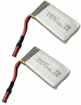 2 tk 3.7V 850mAh Li-Po asendusaku Quadricopter RC Drone Syma X56 X56W X54HW X54HC Foldable jaoks