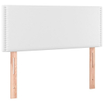 vidaXL voodipeats, valge, 100x5x78/88 cm kunstnahk